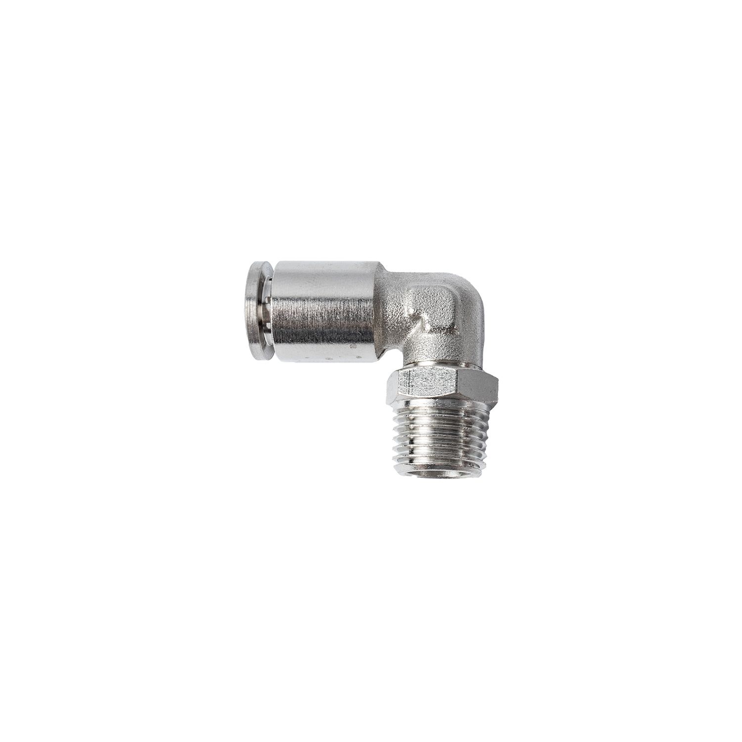 Metal Pu Fitting Elbow 8mm 1/4' M